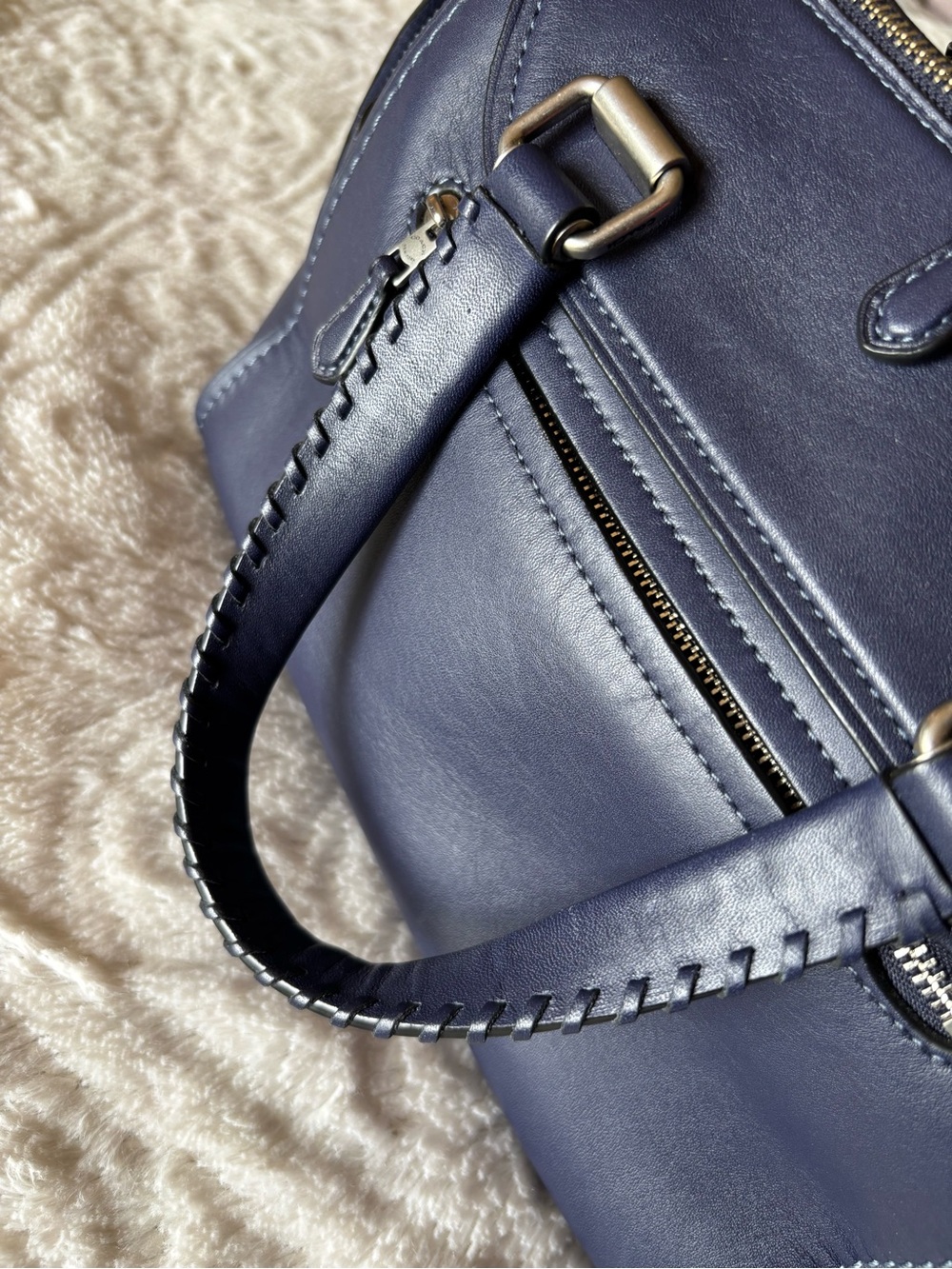 Coach Ace Satchel in Navy/Silver - Picture 3 of 16